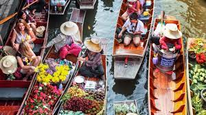 Bkk09  Bangkok to Damnoensaduak Floating Market halfday Tour